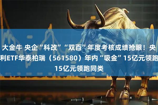 大金牛 央企“科改”“双百”年度考核成绩抢眼！央企红利ETF华泰柏瑞（561580）年内“吸金”15亿元领跑同类